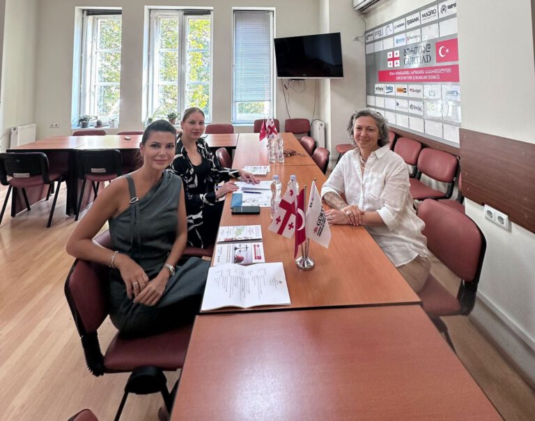 შეხვედრა ანტალიის ინდუსტრიული ზონის საგარეო ვაჭრობის სამსახურის კოორდინატორთან